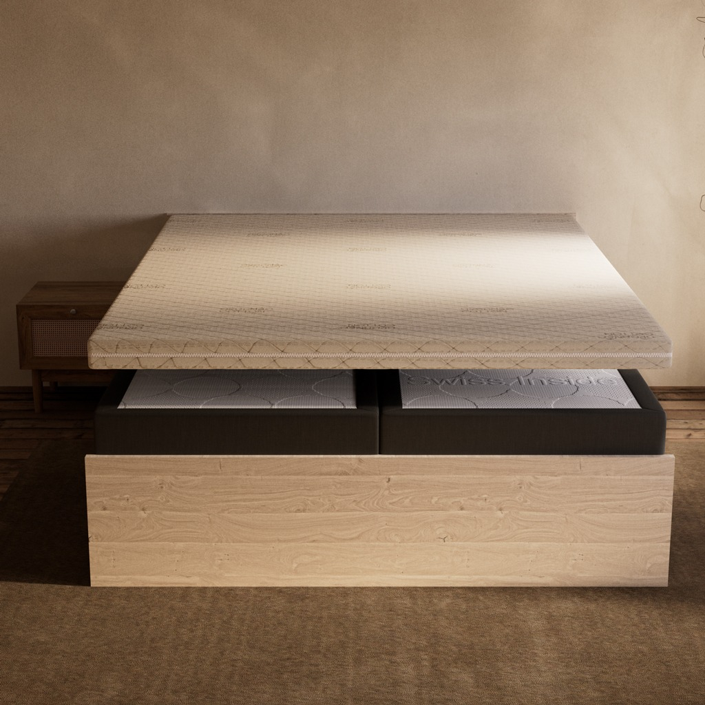 Topper op een matras van Matras Factory met 10% korting