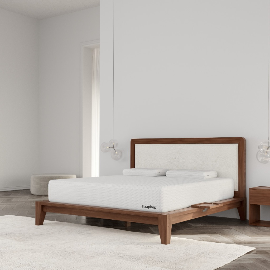Slaapkop Ember Walnut Bedframe sfeer