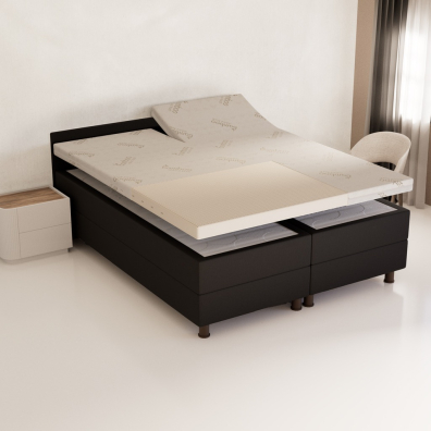 Flores latex topper 100% natuurlijk met split