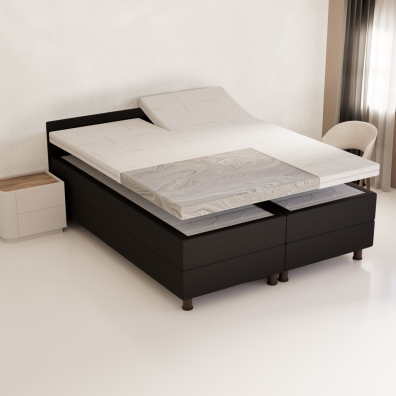 Pantera koudschuim topdekmatras met split