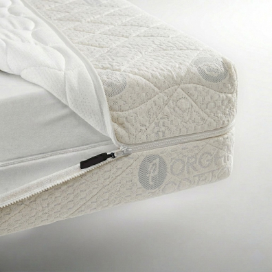100% ecologische katoenen matrashoes schuin