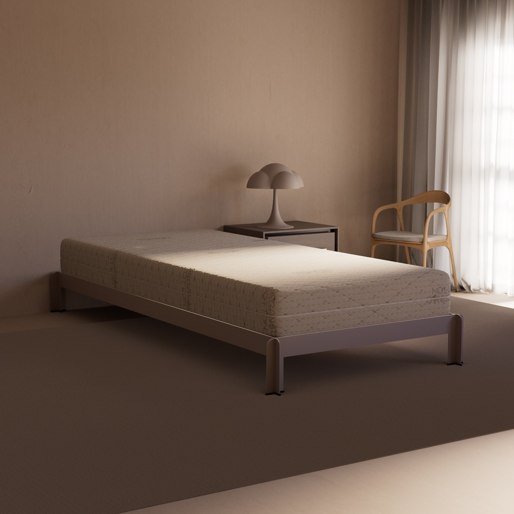 100% ecologische katoenen matrashoes schuin