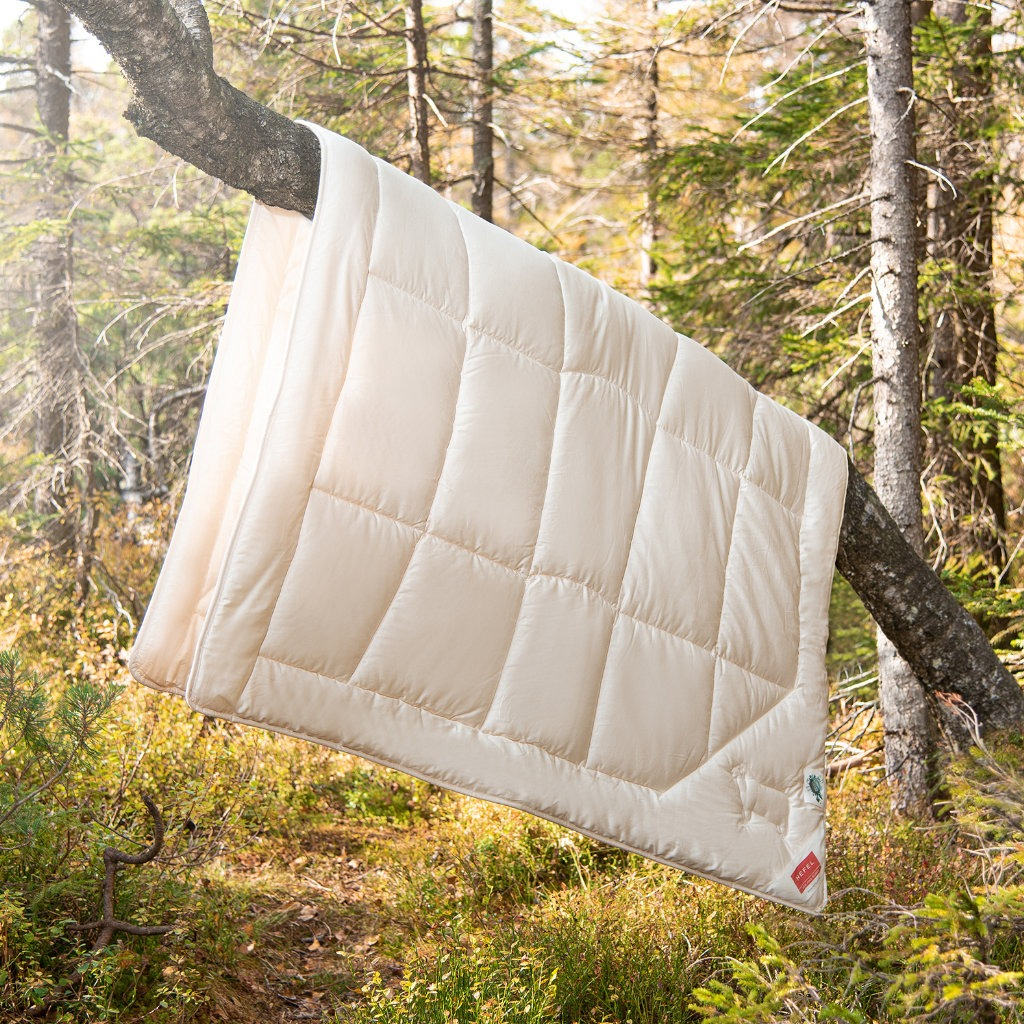 Hefel Bio-Wool Kinderset (All-year) dekbed + hoofdkussen natuur