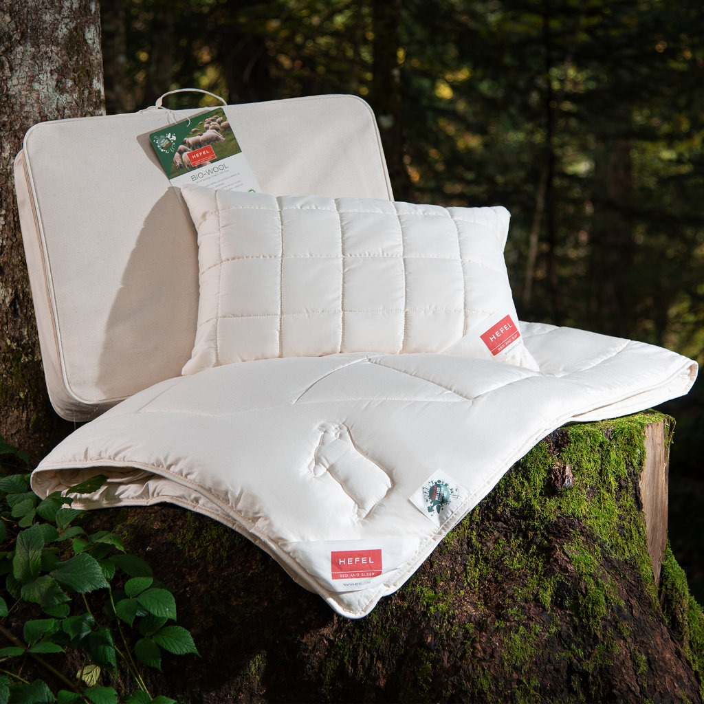 Hefel Bio-Wool hoofdkussen sfeer 3