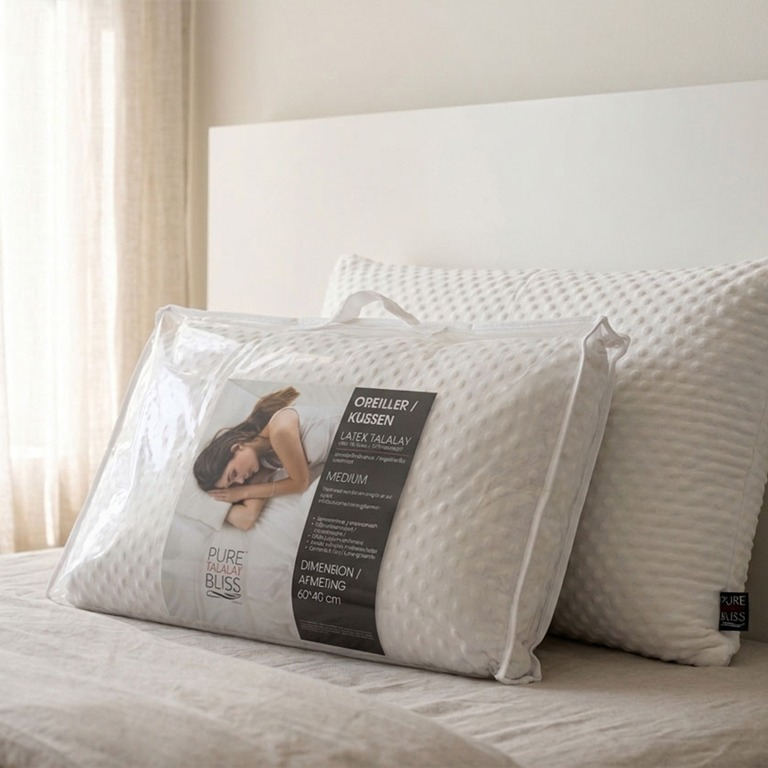 Bliss Talalay® Latex hoofdkussen Medium verpakking