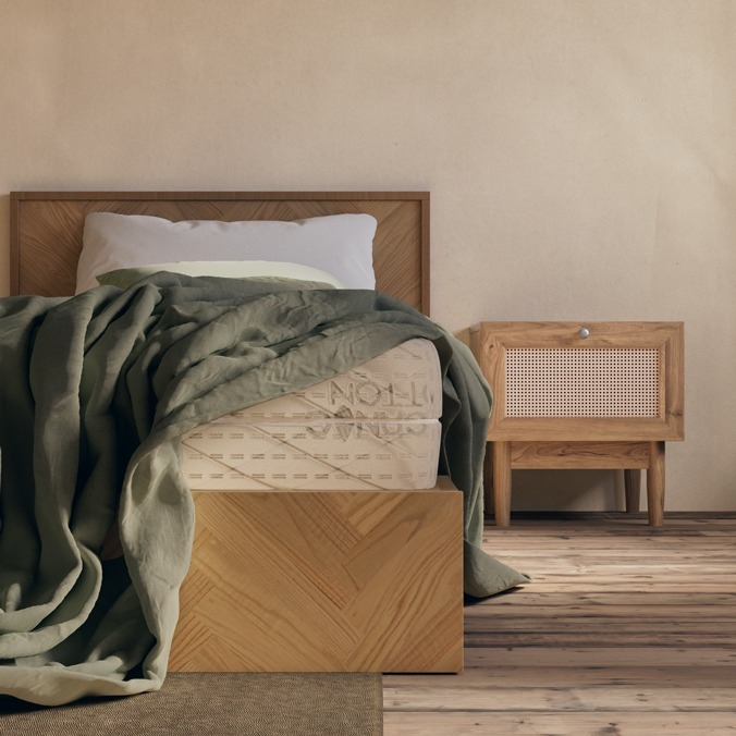 Latex matras 100% Natuurlijk 'Soft' voor sfeer
