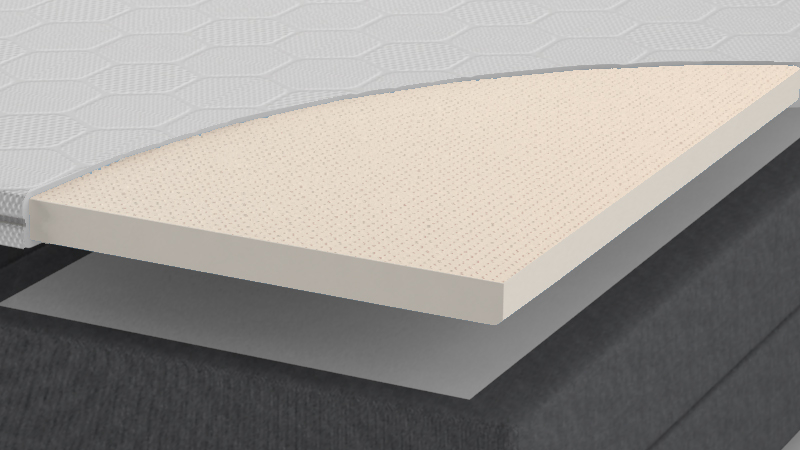 Talalay Latex topdekmatras 'Supreme' zoom