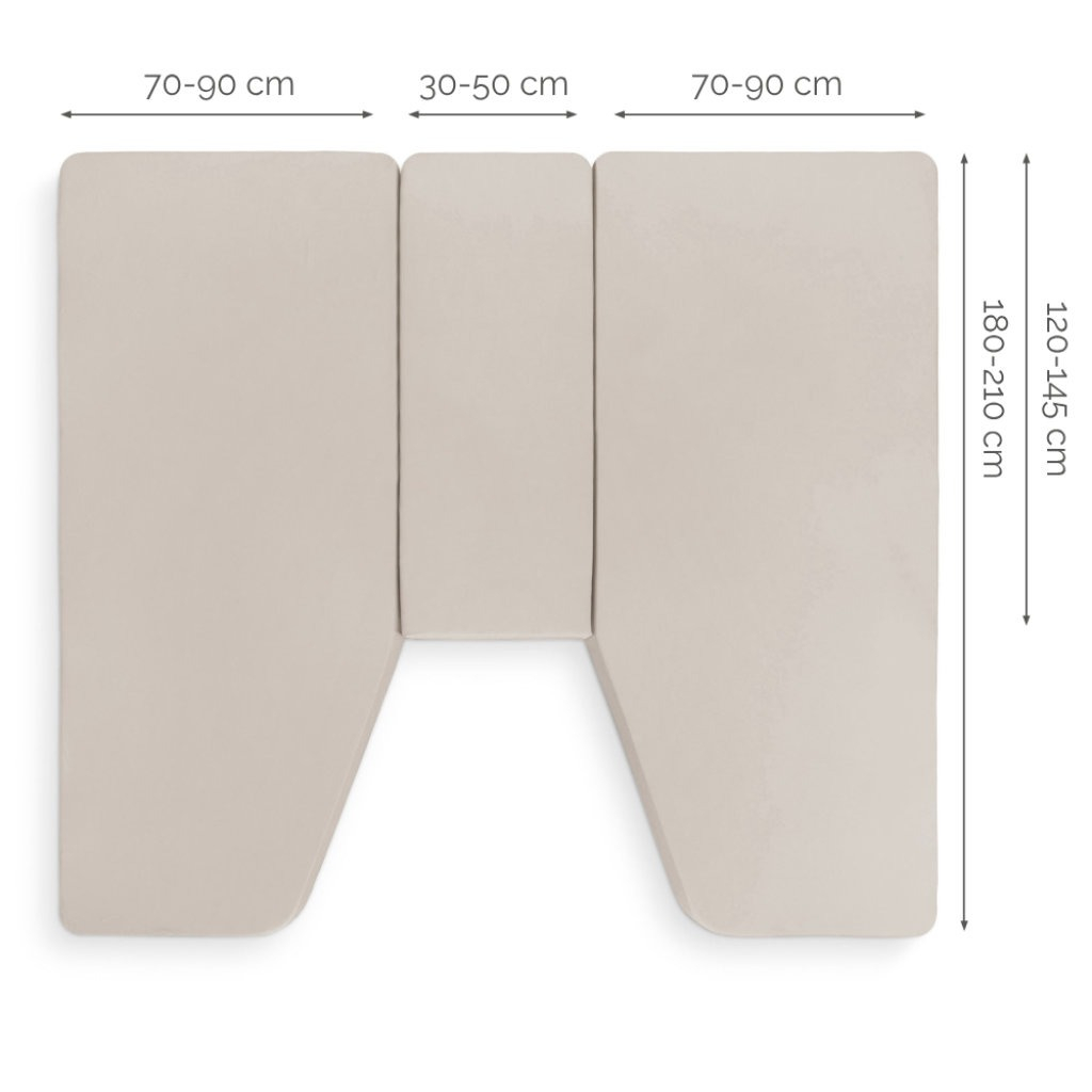 That Perfect Fit lengtebedden (3-delig) maataanduiding