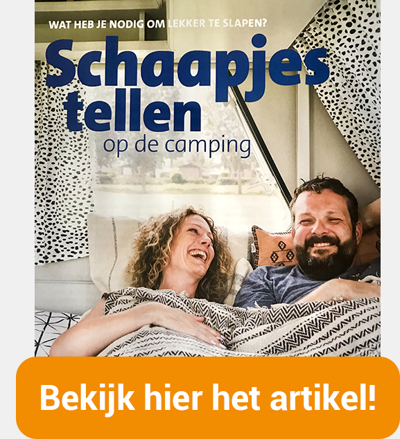 schaapjes tellen op de camping