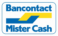 u kunt betalen met Bancontact Mistercash